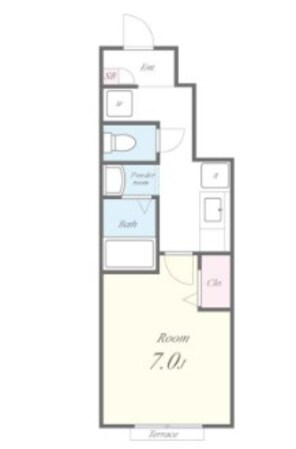 亀山駅 徒歩21分 1階の物件間取画像